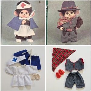 Vintage Monchhichi Monkey Doll Clothes (Totsty Monkenoo)